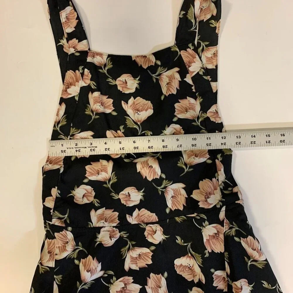 Storia Women's Kalani Floral Fit and Flare Sleeveless Mini Dress Size S - Picture 12 of 16